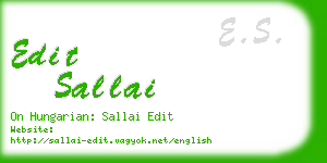 edit sallai business card